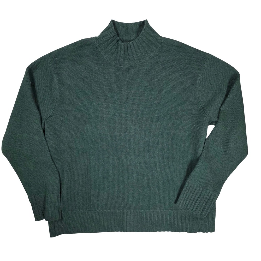 Lauren Ralph Lauren Mock Neck Cashmere Wool Sweater Womens 3X Old Money Cozy